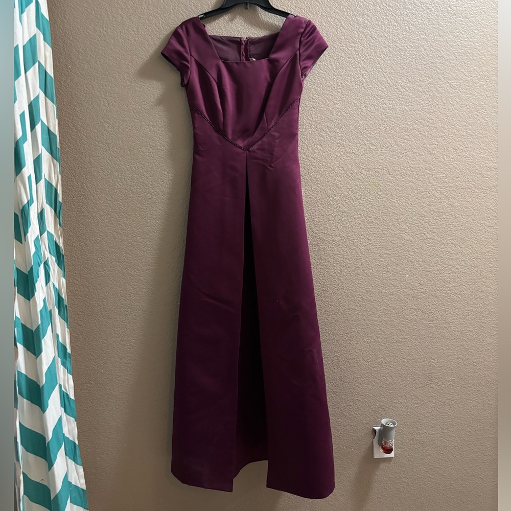 Modern Eternity Purple Prom Dress